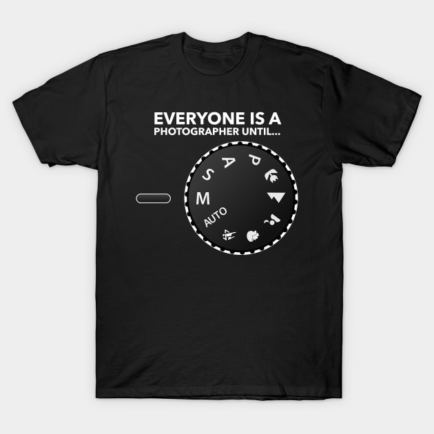 Manual Mode T-Shirt by Nerdy-Photographer